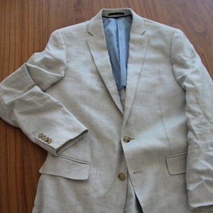 J.Crew Men's Herringbone Linen Sport Coat - 38R